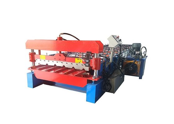 Galvanized Steel Ppgi Trapezoidal Roofing Sheet Roll Forming Machine