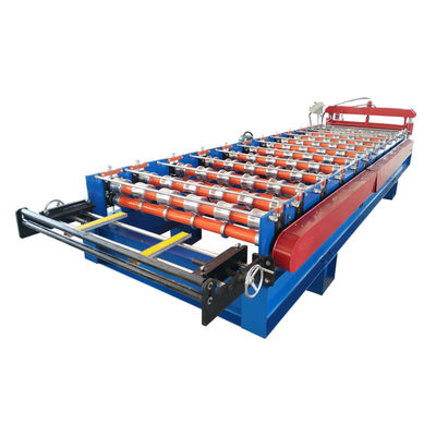Colored Galvanized Steel Sheet Sheet Metal Roll Forming Machines With Servo Motor Drive Motor And IBR Machine With Curving